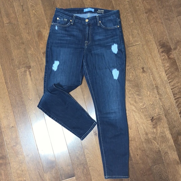 7 for all mankind skinny ankle jeans - Picture 2 of 3